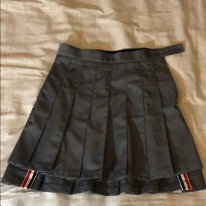 Thom Browne high waist school uniforms miniskirt
